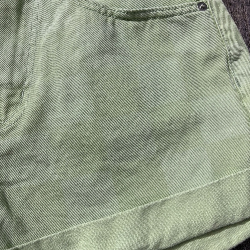 Women’s shorts Wild Fable Highest Rise Green Checkered Mom Shorts size 4 - Picture 3 of 10